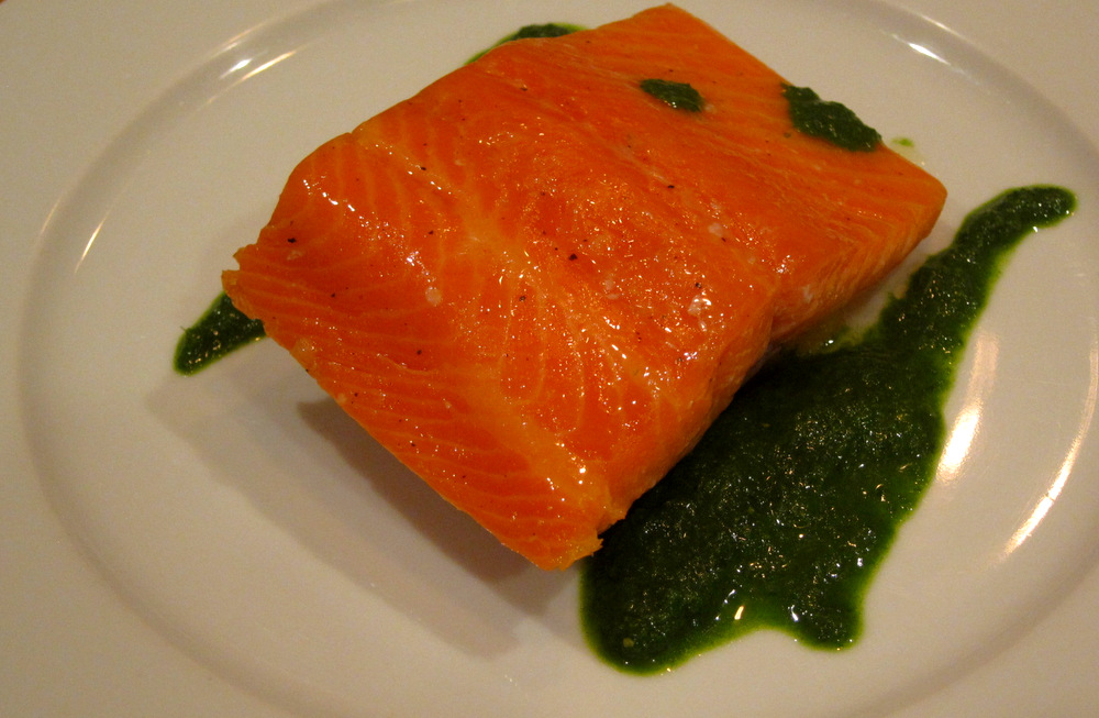 Salmon-Citrus Cure-Coulis