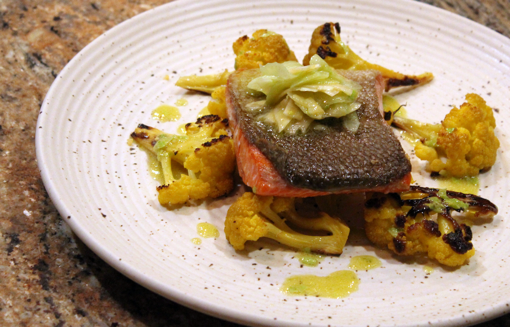 Salmon-Cauliflower