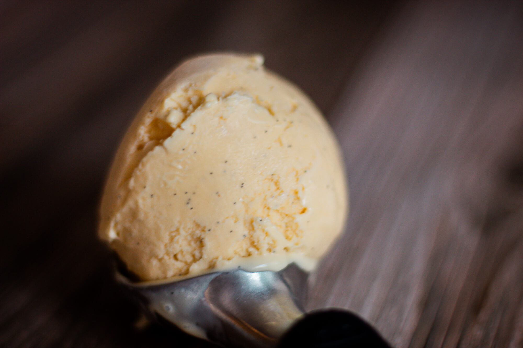 Vanilla custard ice cream